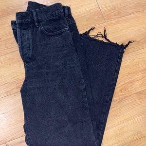PacSun Black High Rise Straight Jeans